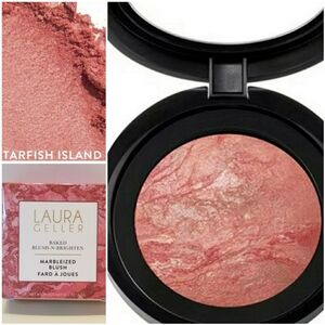 🦋 Laura Geller Baked Blush-N-Brighten Marbleized Blush (In Starfish Island)
